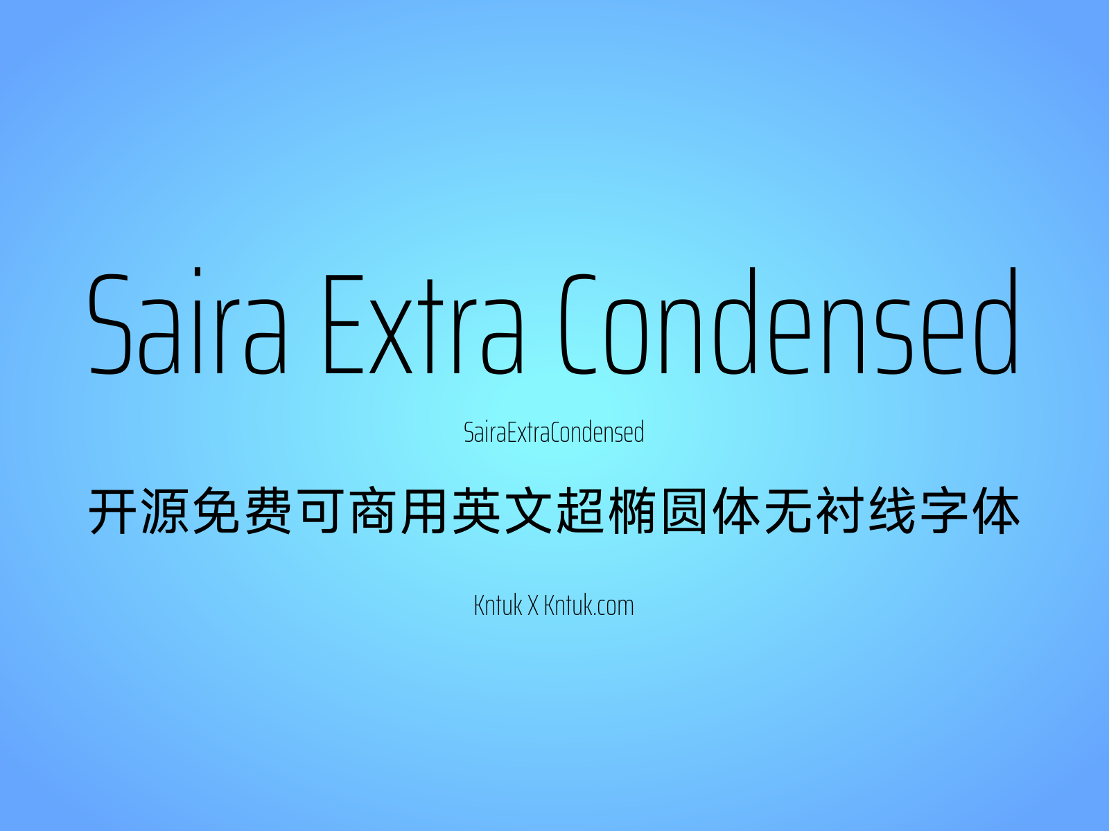 Saira ExtraCondensed