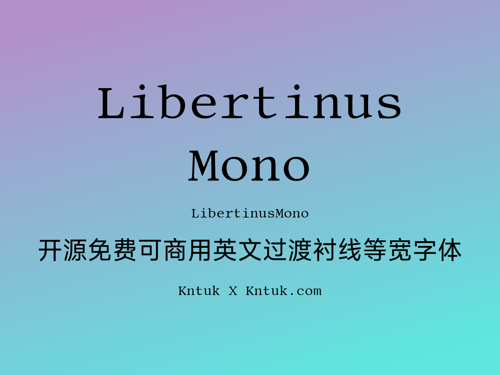 Libertinus Mono