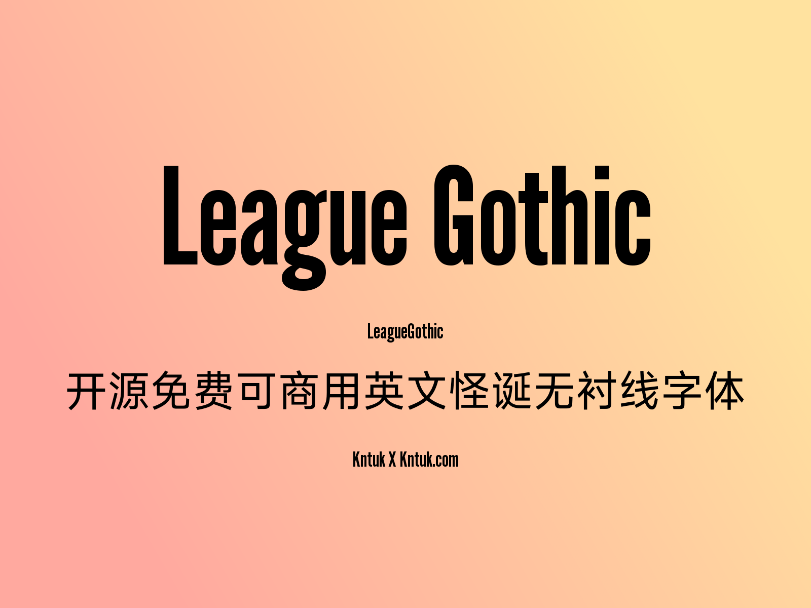 League Gothic