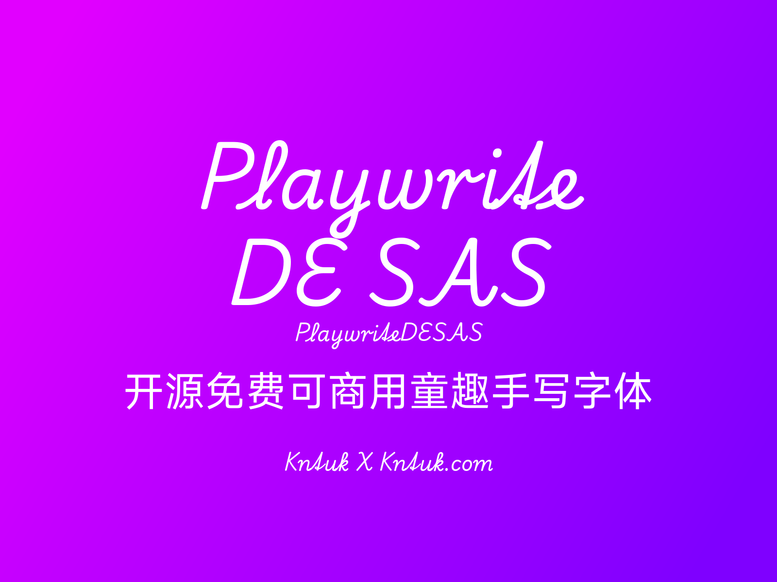 Playwrite DE SAS