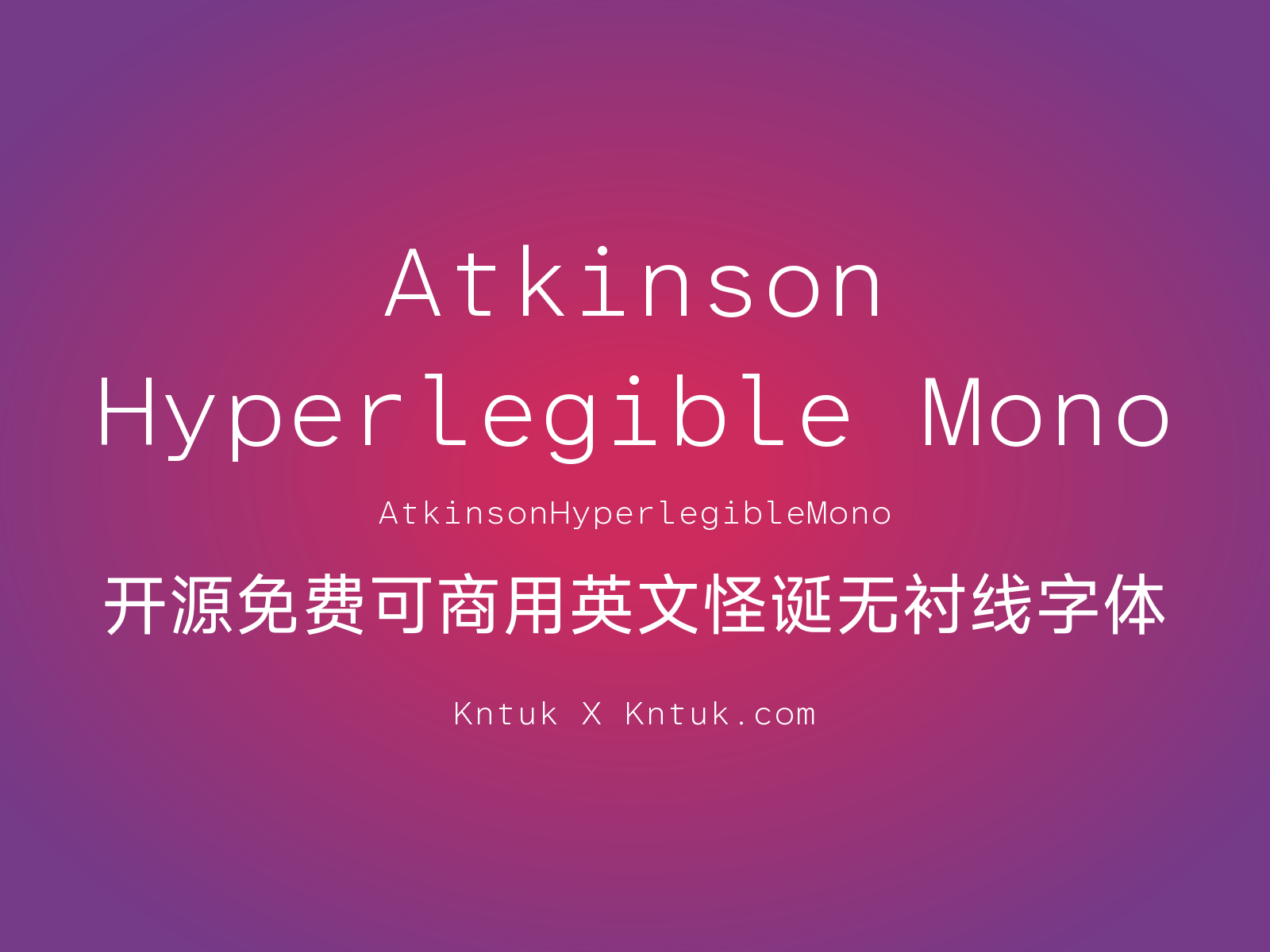 Atkinson Hyperlegible Mono