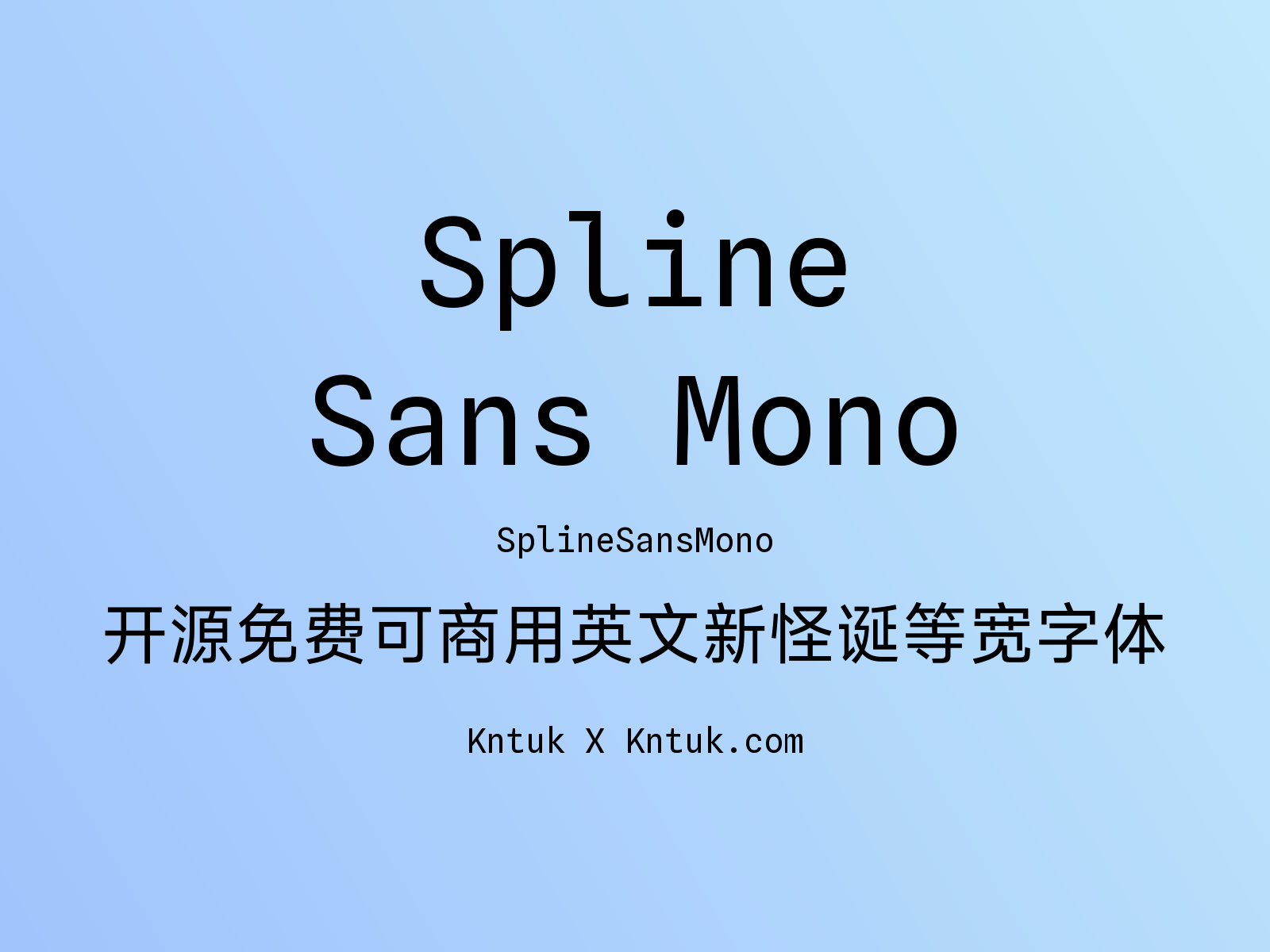 Spline Sans Mono