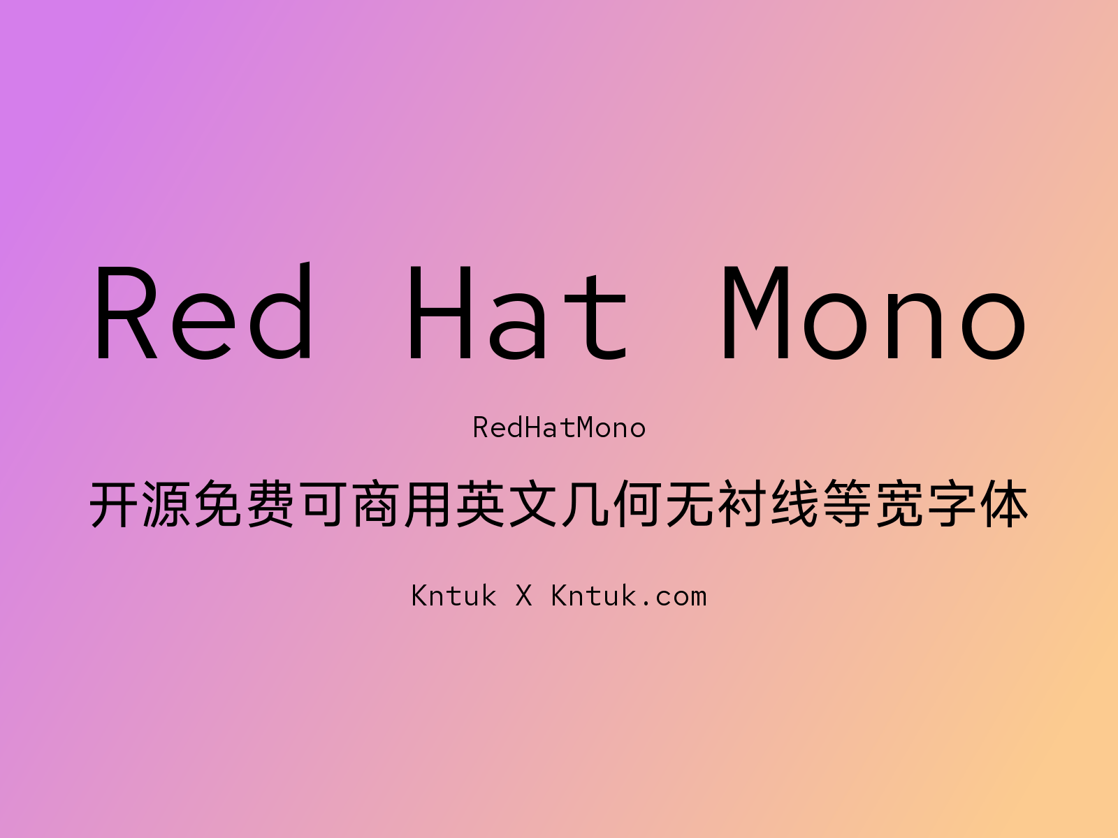 Red Hat Mono