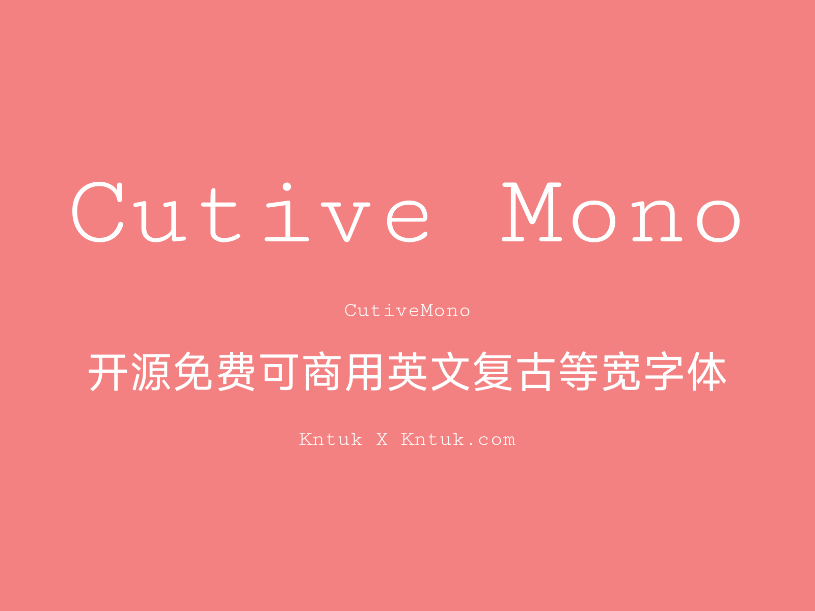Cutive Mono