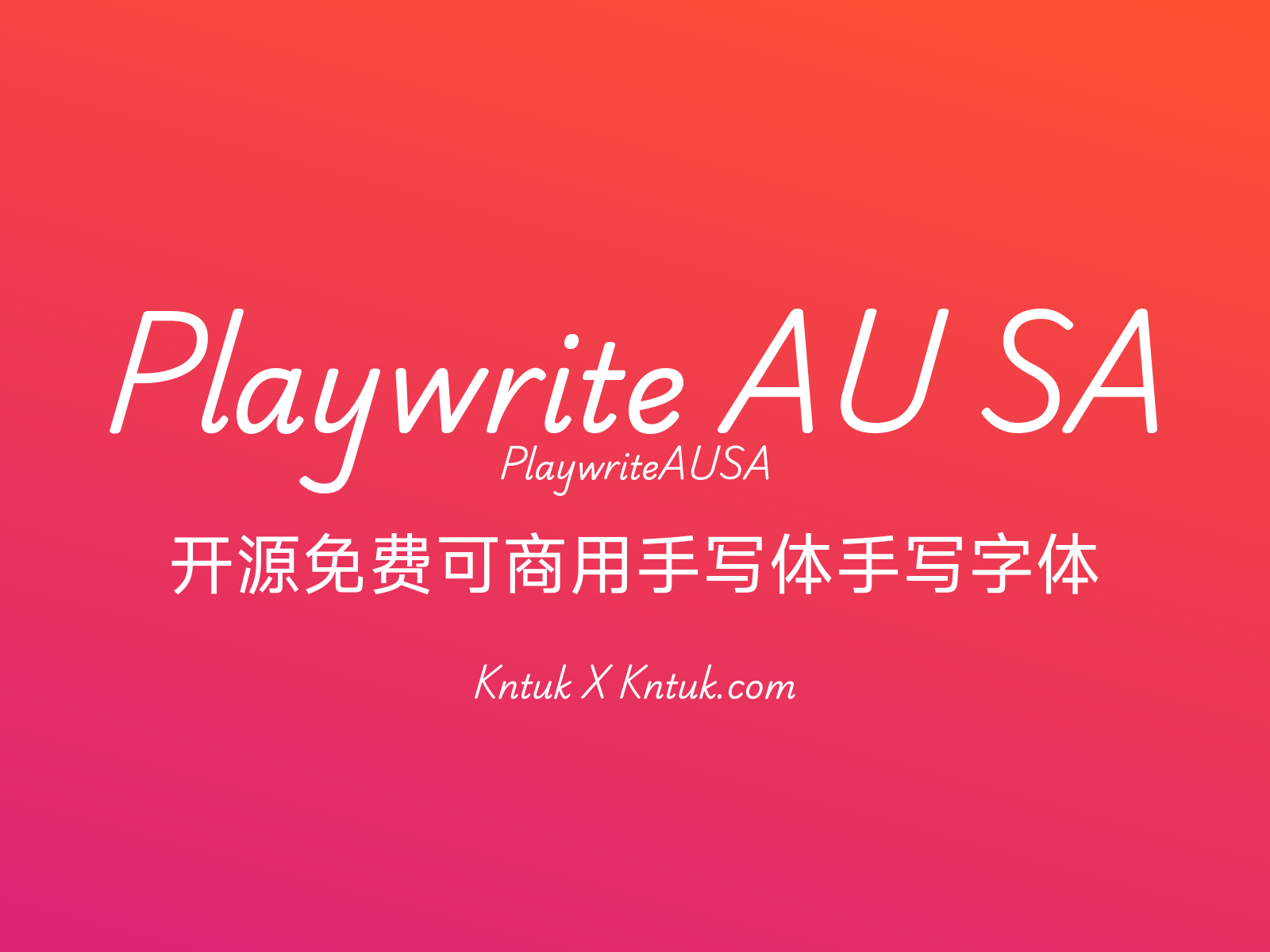 Playwrite AU SA