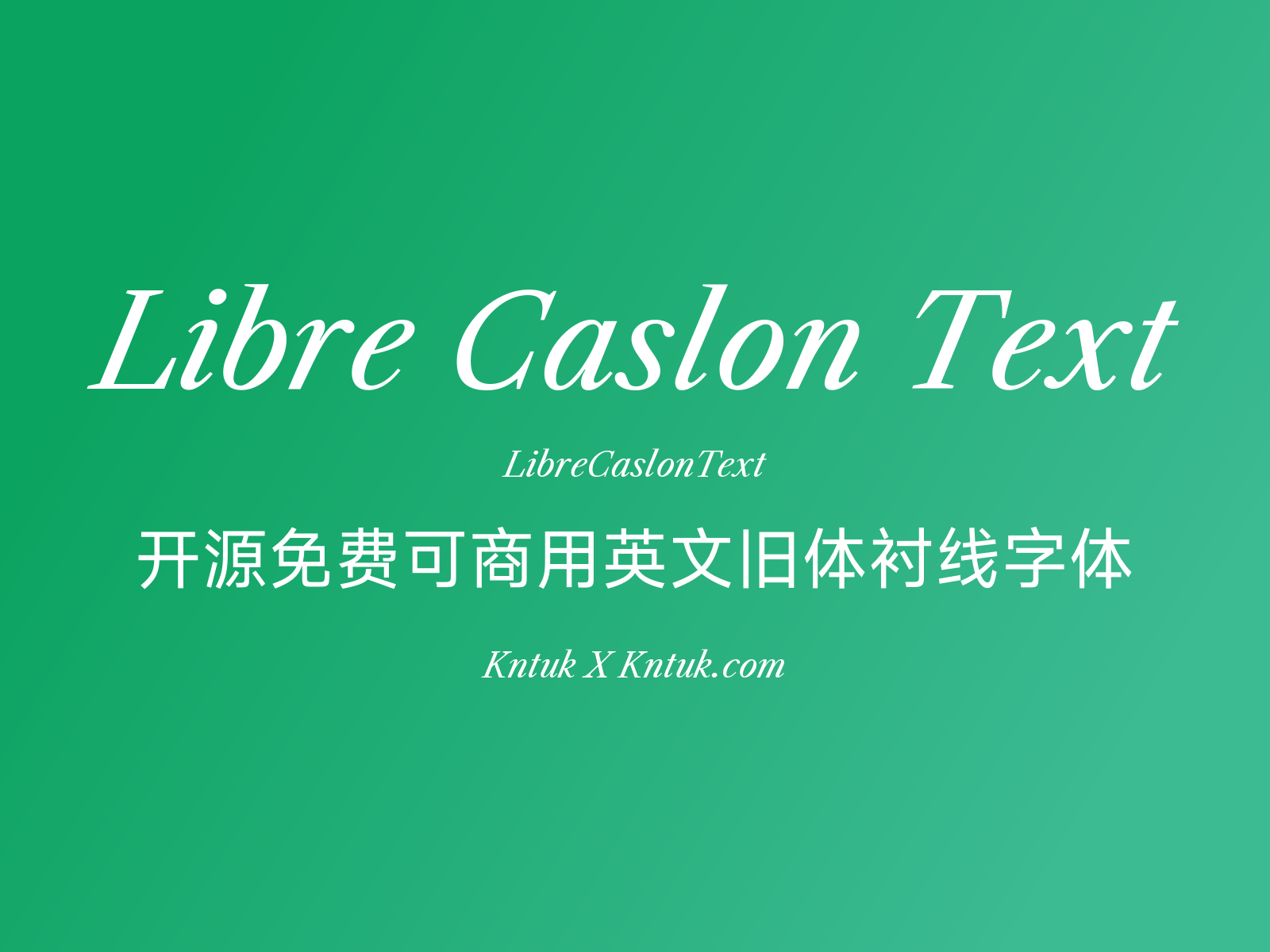 Libre Caslon Text