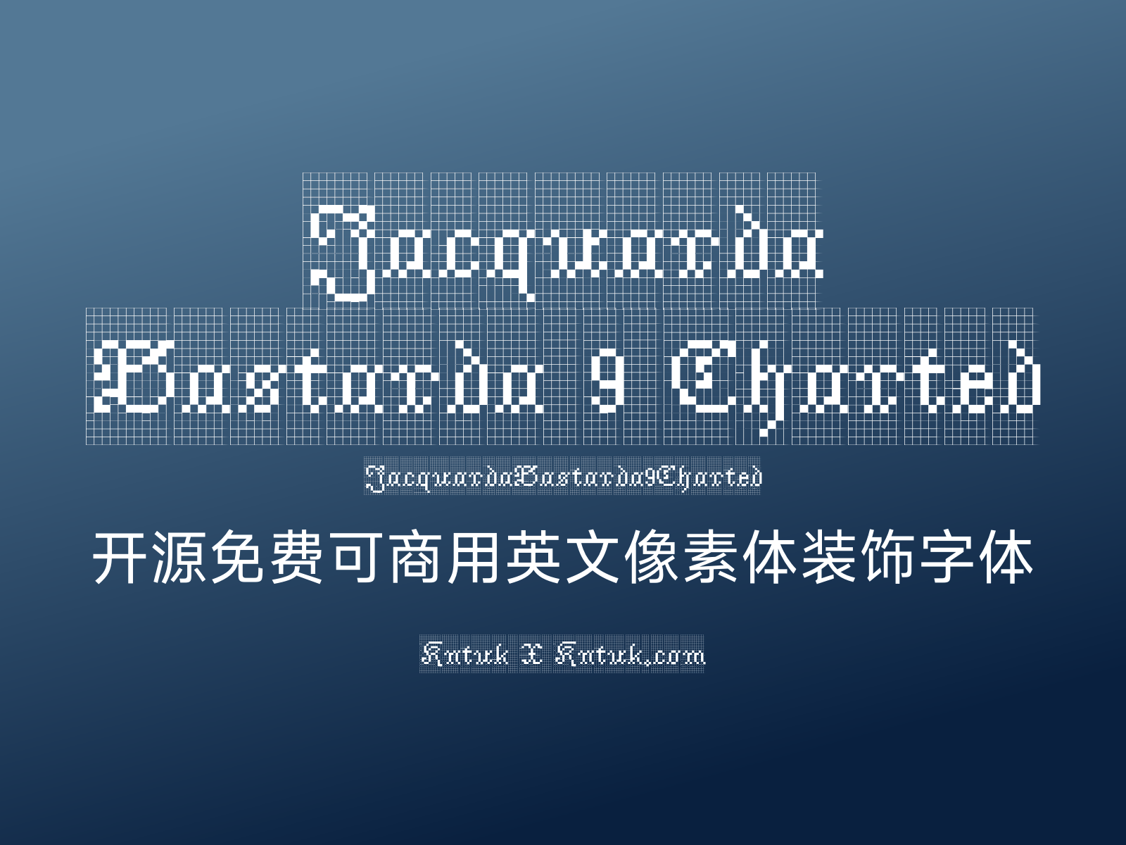 Jacquarda Bastarda 9 Charted