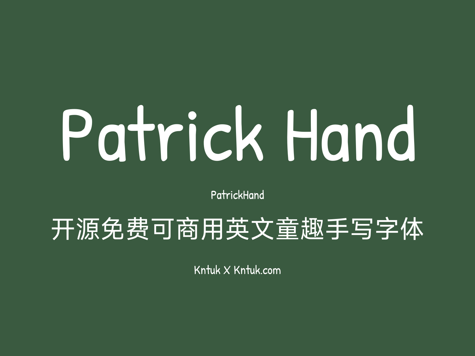Patrick Hand