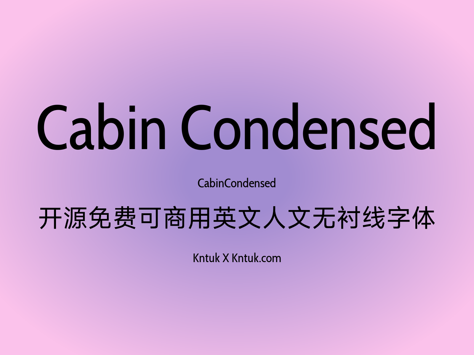 Cabin Condensed