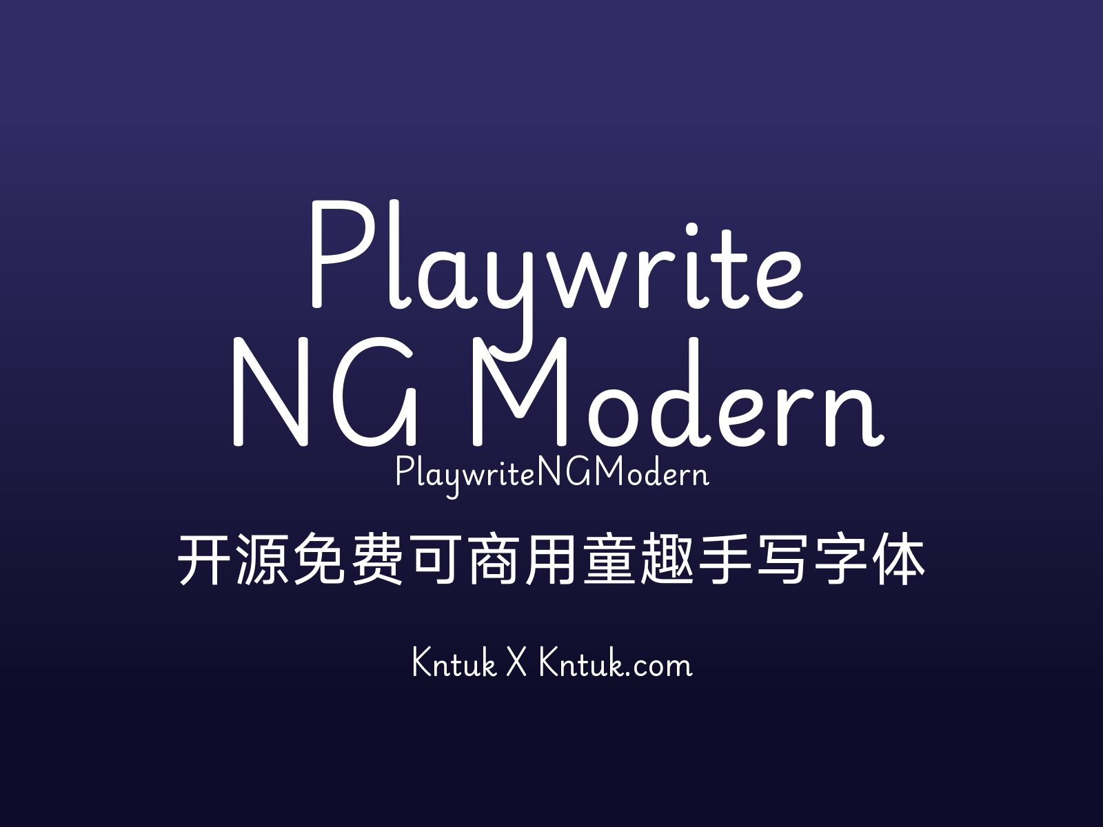Playwrite NG Modern