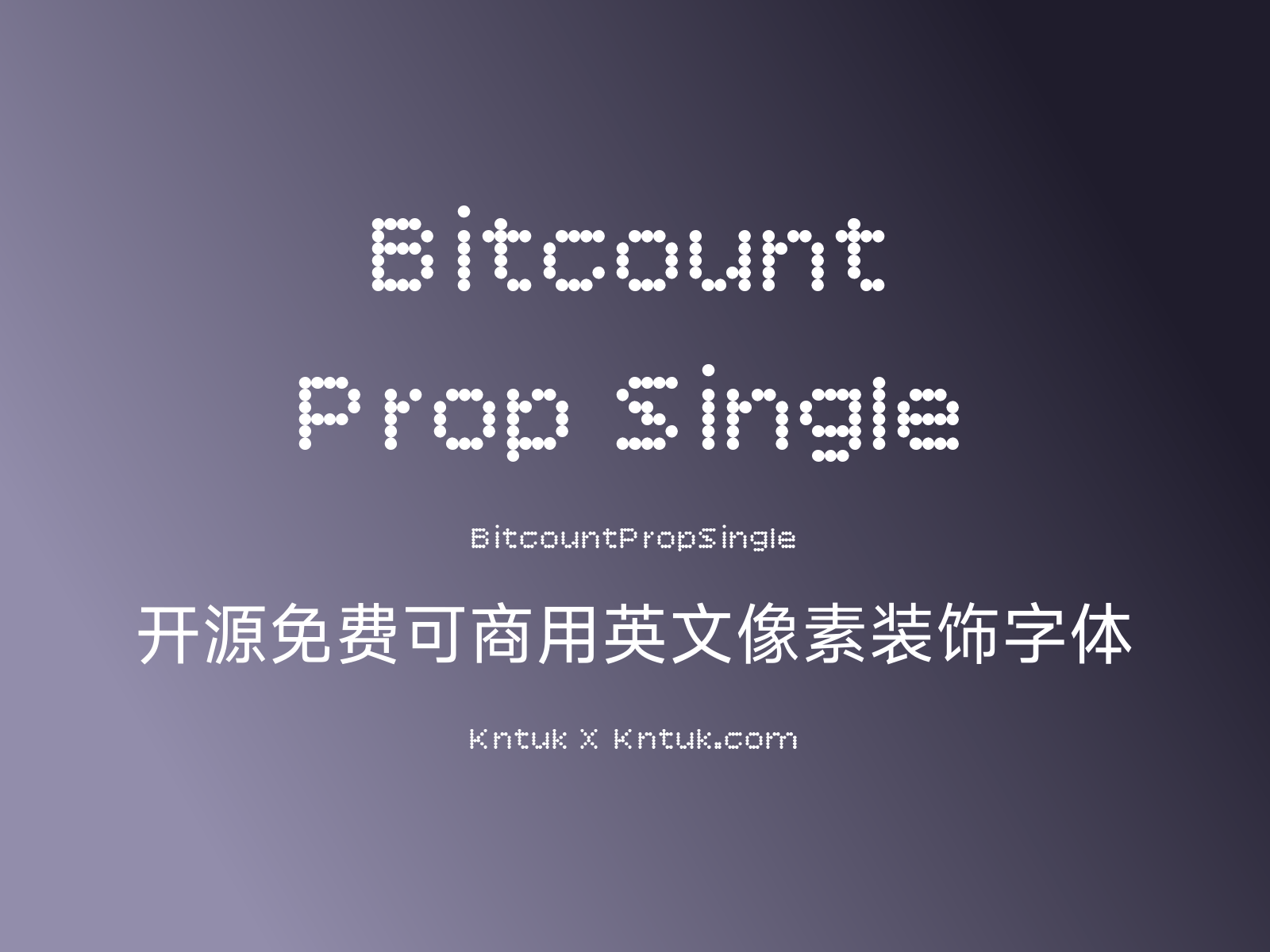Bitcount Prop Single