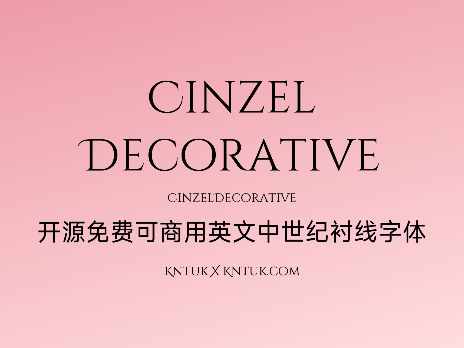 Cinzel Decorative