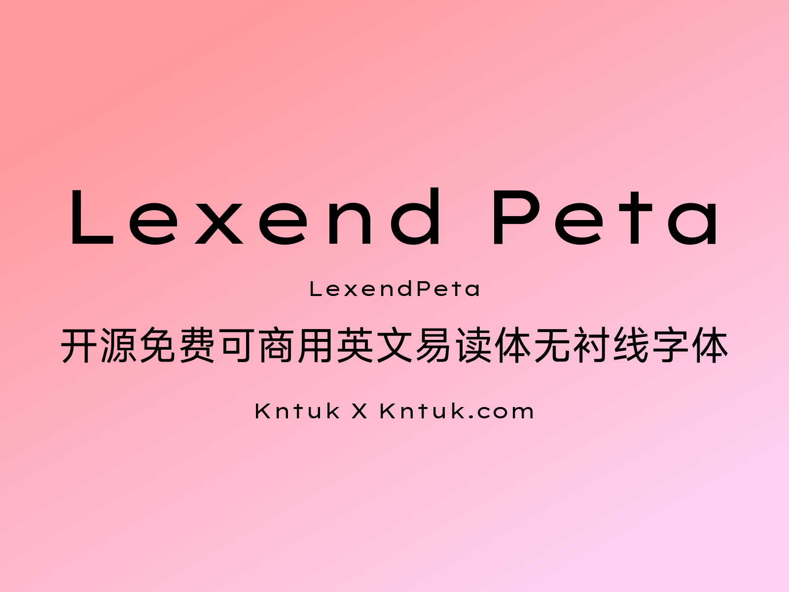 Lexend Peta