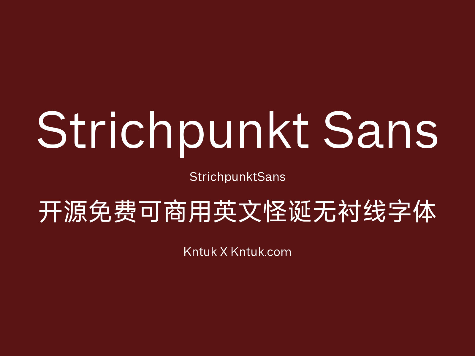 Strichpunkt Sans