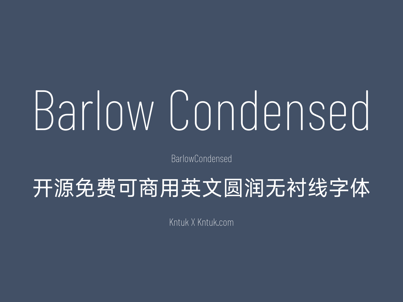 Barlow Condensed
