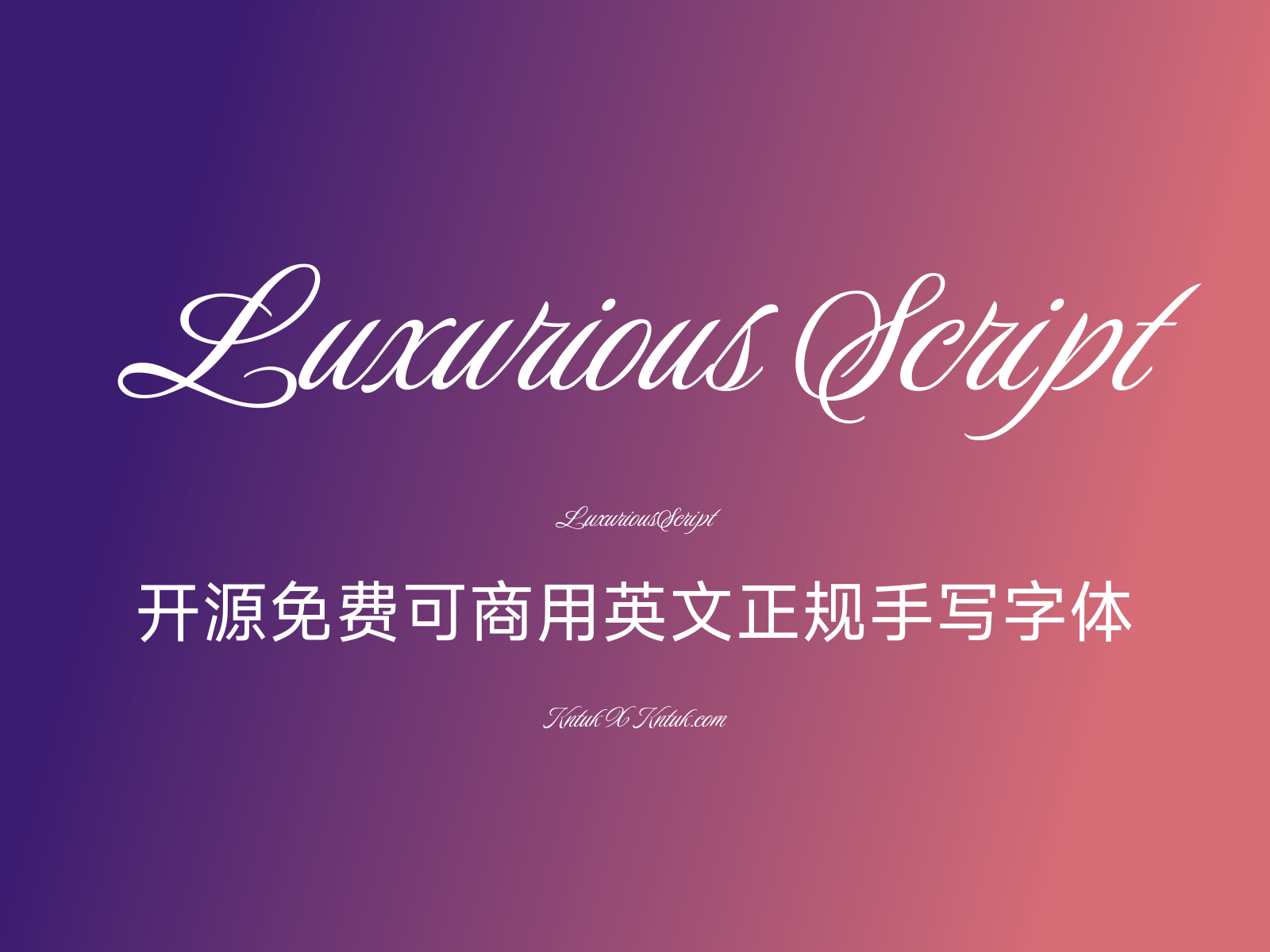 Luxurious Script