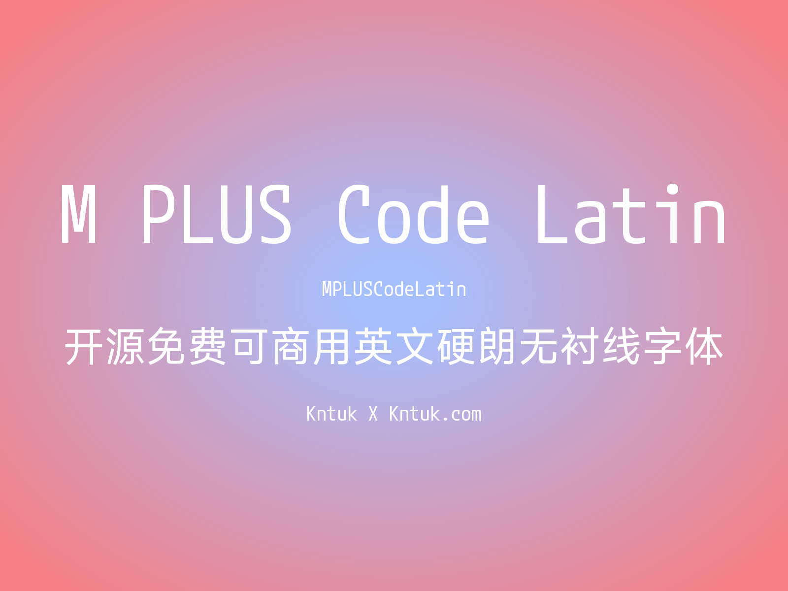 M PLUS Code Latin