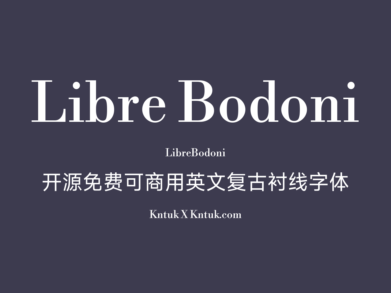 Libre Bodoni