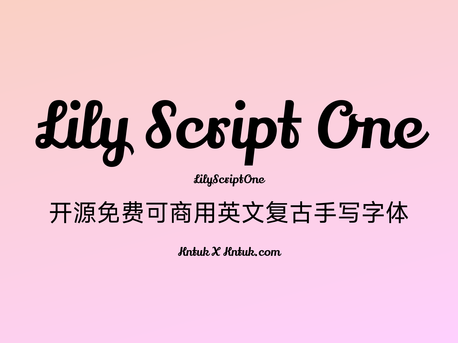 Lily Script One