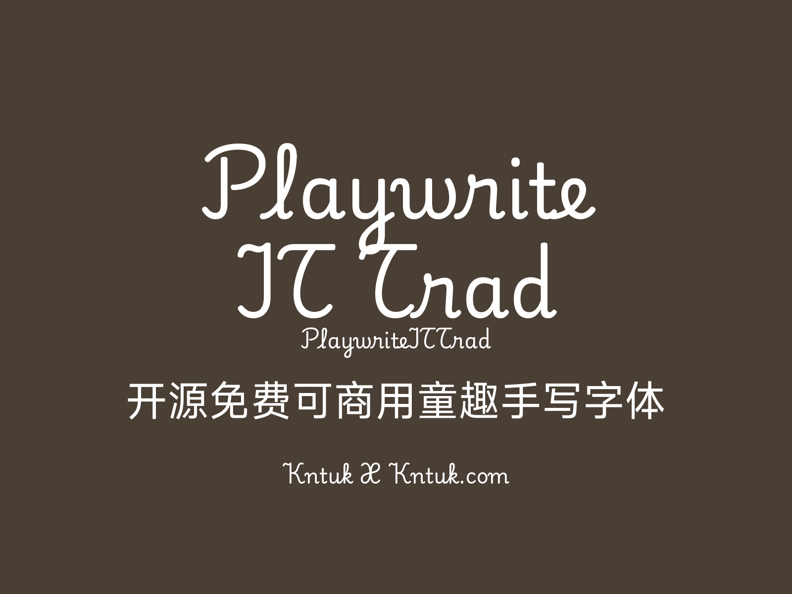 Playwrite IT Trad