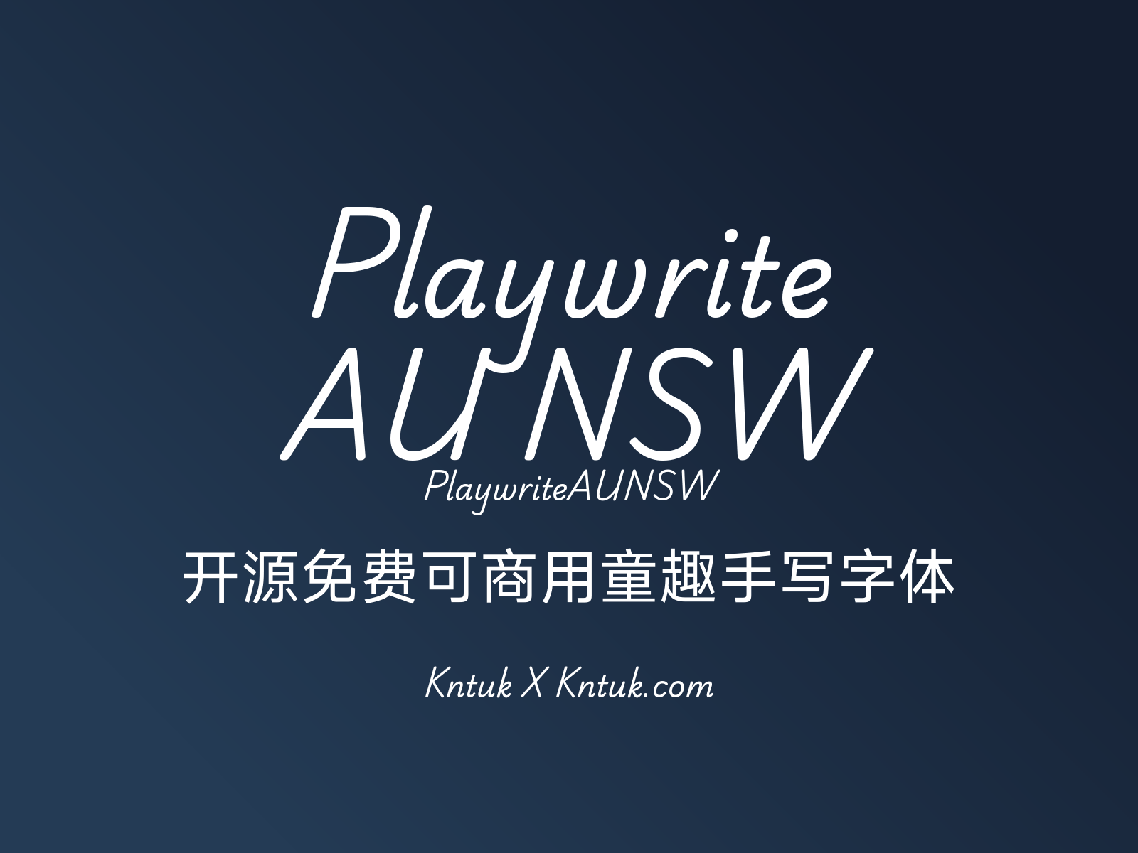 Playwrite AU NSW