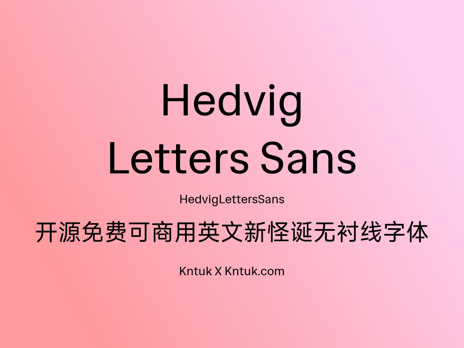 Hedvig Letters Sans