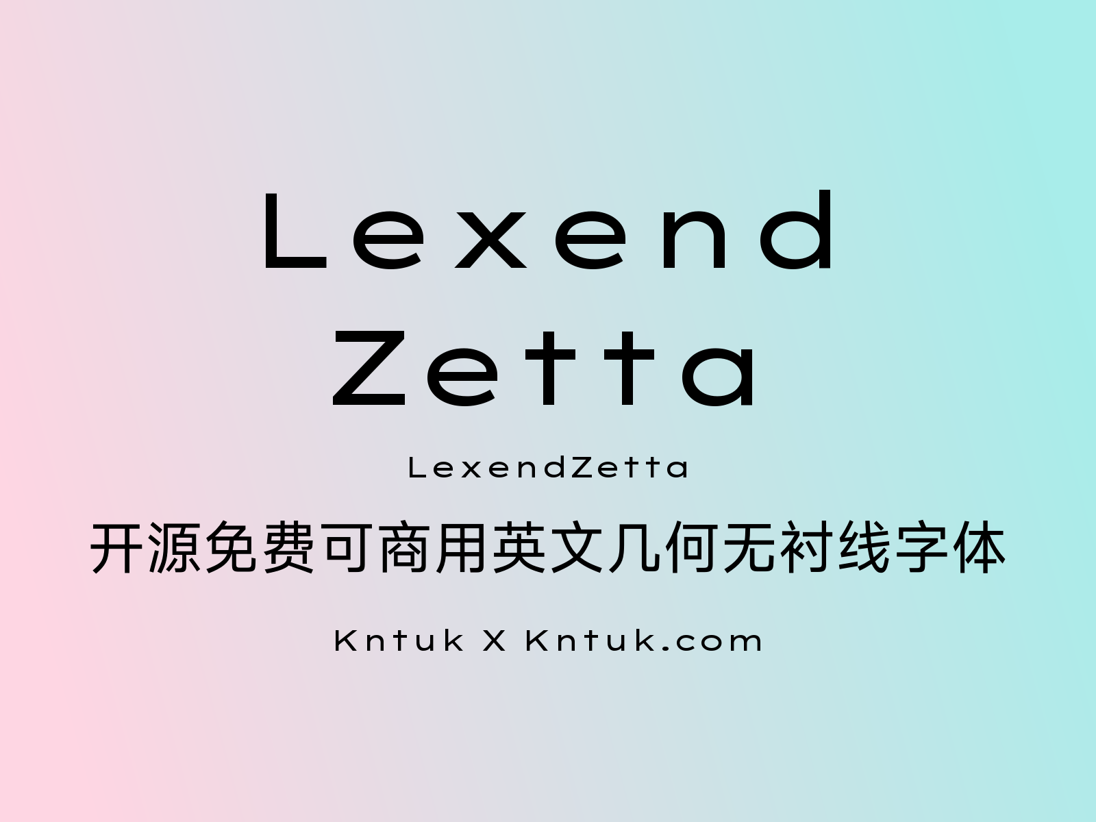 Lexend Zetta