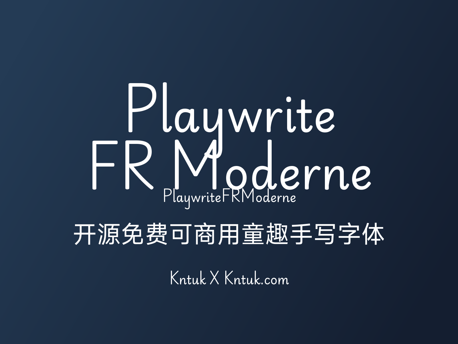 Playwrite FR Moderne