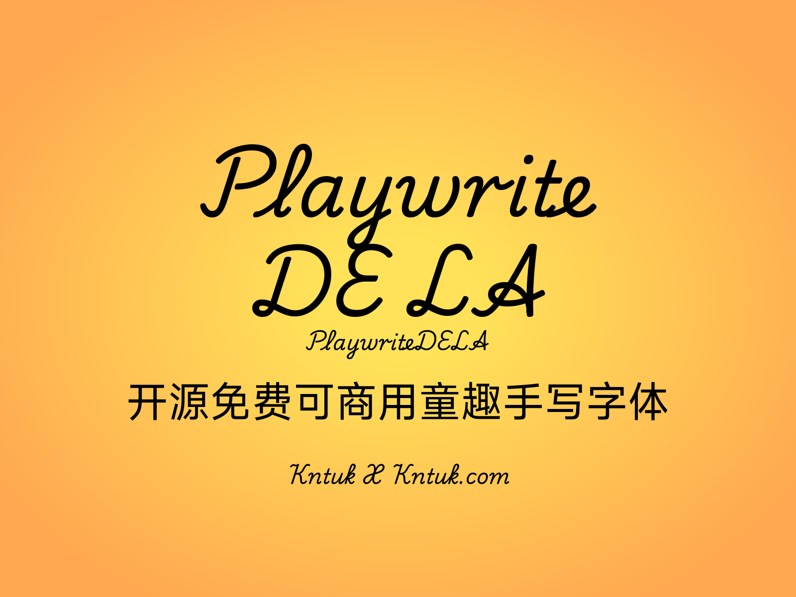 Playwrite DE LA
